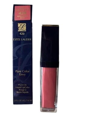 Estee Lauder Pure Color Envy Liquid Lipcolor Rebellious Rose 420 New W/ Box